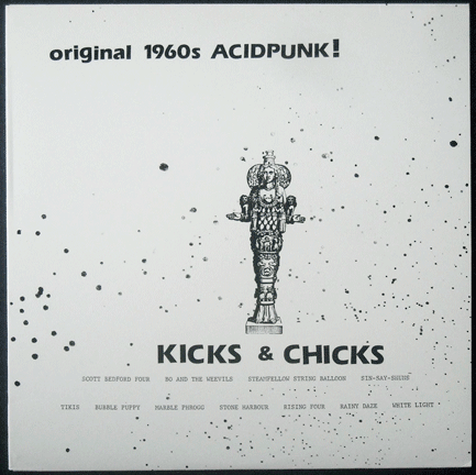 V.A. KICKS & CHICKS LP: 60s punk/garage/psych compilation